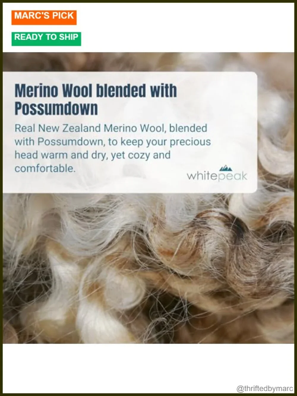 Merino Wool and Possumdown Blended Beanie Unisex Comfy Lightweight Beanie